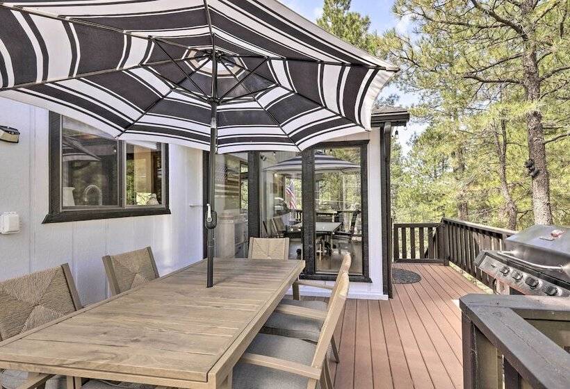 Munds Park Cabin W/ Poker Room & Wraparound Deck!