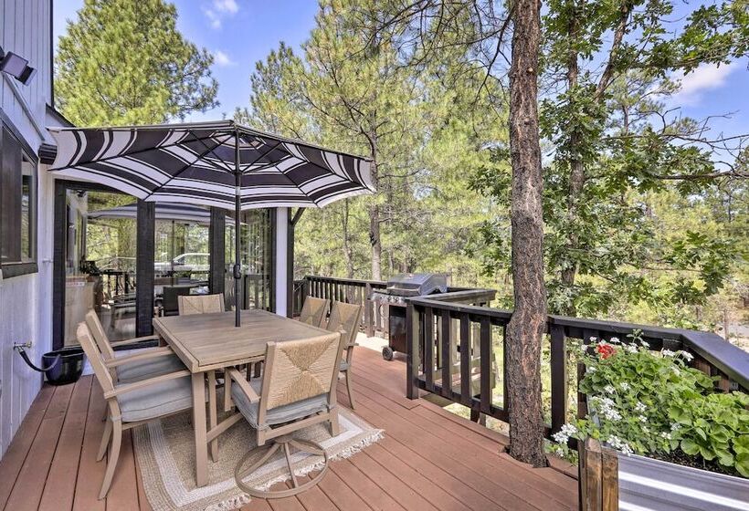 Munds Park Cabin W/ Poker Room & Wraparound Deck!