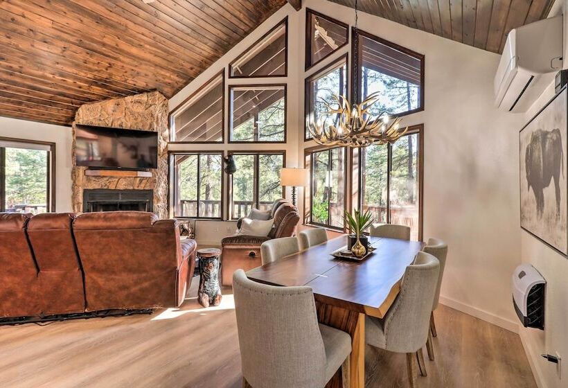 Munds Park Cabin W/ Poker Room & Wraparound Deck!