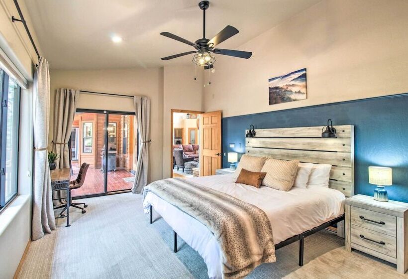 Upscale Pinetop Cabin W/ Game Room & Fire Pit