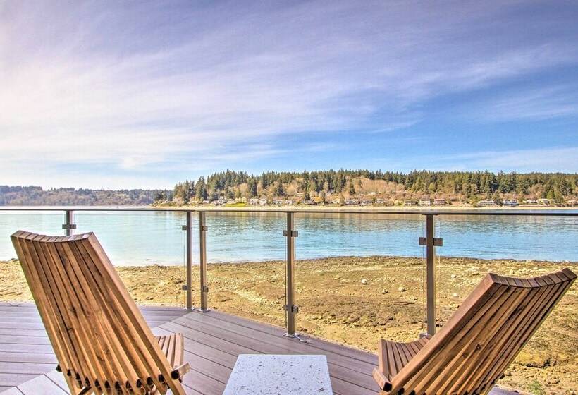 Waterfront Port Orchard Home W/furnished Deck