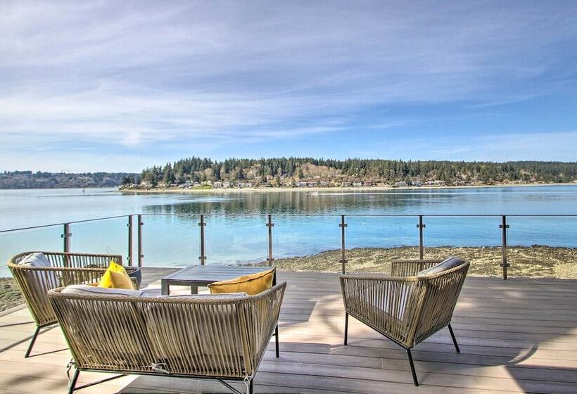 Waterfront Port Orchard Home W/furnished Deck