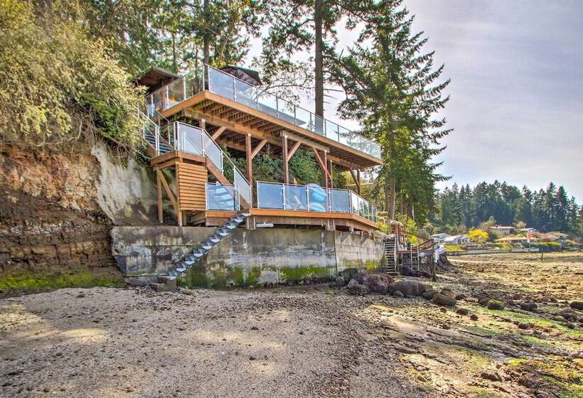 Waterfront Port Orchard Home W/furnished Deck