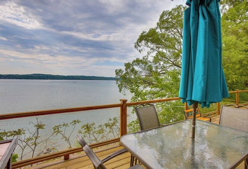 Waterfront Suttons Bay Cottage W/ Fire Pit!