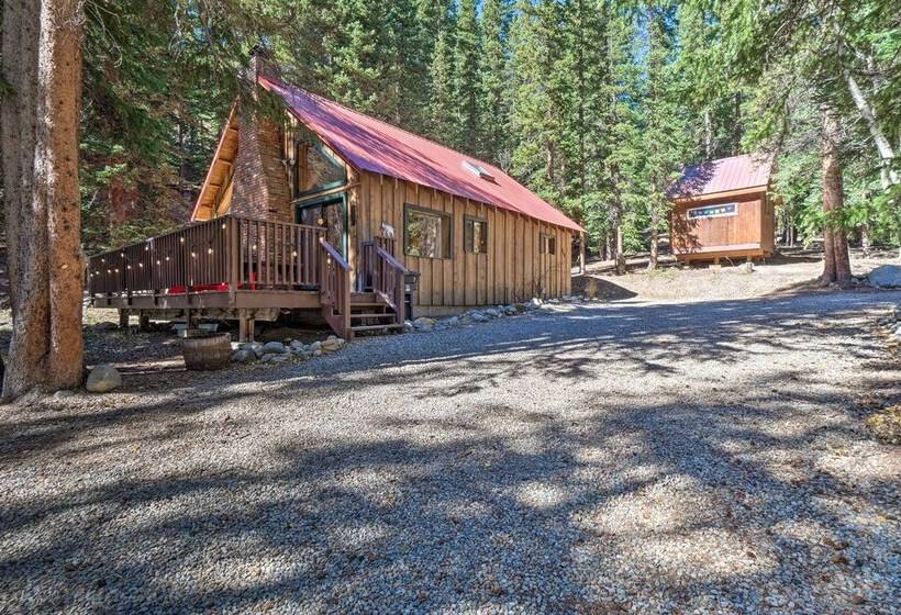 Alma  Cloud 9 Cabin  W/ Fireplace & Wooded Views!