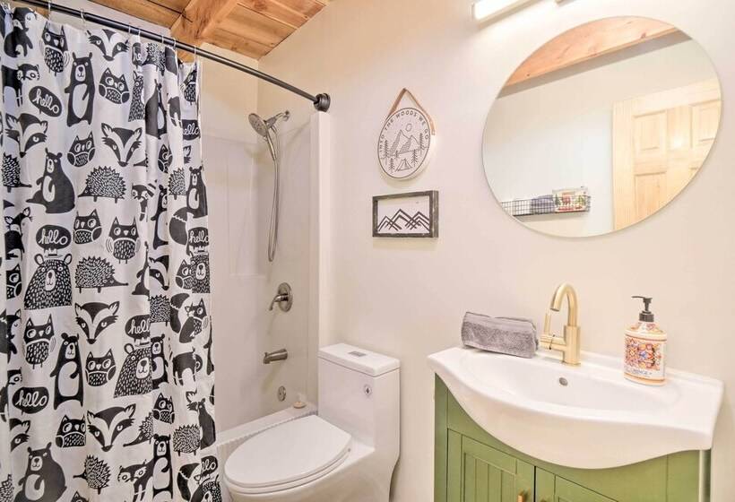 Alma  Cloud 9 Cabin  W/ Fireplace & Wooded Views!