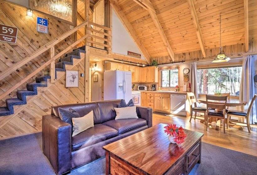Alma  Cloud 9 Cabin  W/ Fireplace & Wooded Views!