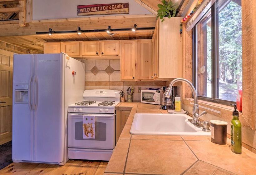 Alma  Cloud 9 Cabin  W/ Fireplace & Wooded Views!