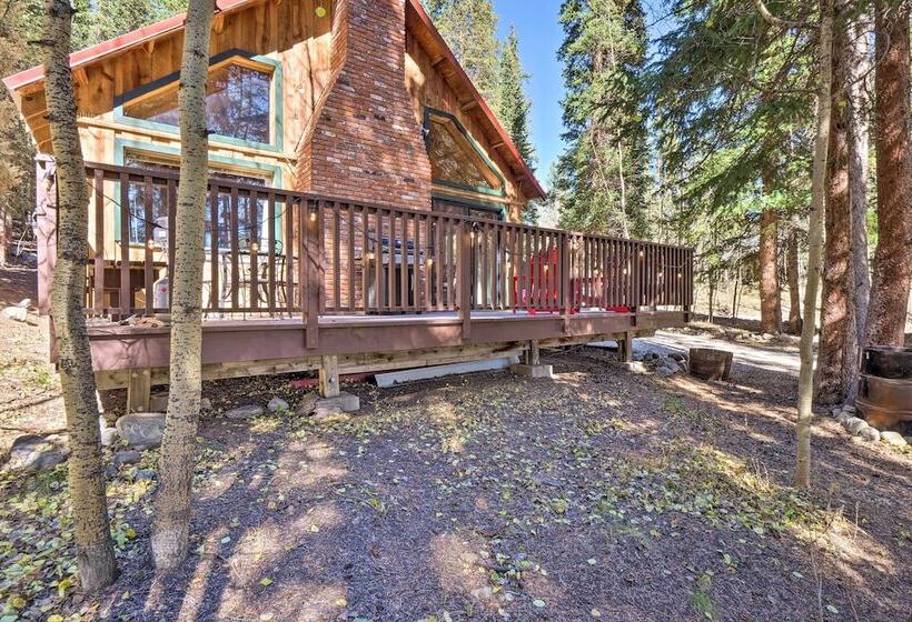 Alma  Cloud 9 Cabin  W/ Fireplace & Wooded Views!