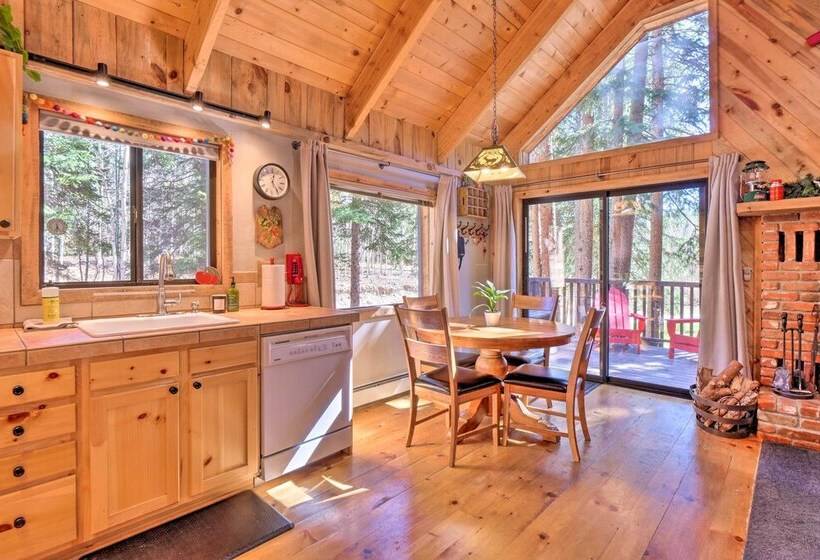 Alma  Cloud 9 Cabin  W/ Fireplace & Wooded Views!