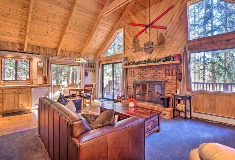 Alma  Cloud 9 Cabin  W/ Fireplace & Wooded Views!