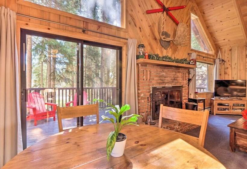 Alma  Cloud 9 Cabin  W/ Fireplace & Wooded Views!