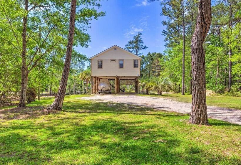 Bayou La Batre Stilted House On Snake Bayou!