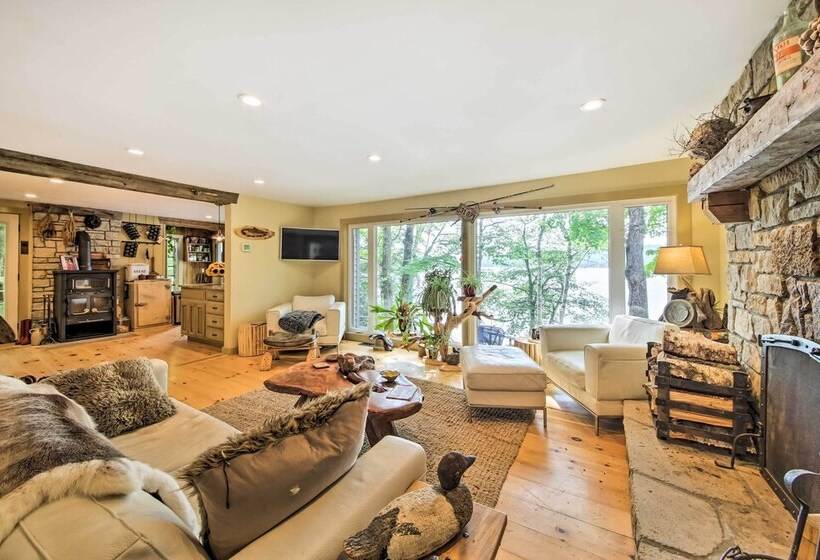 Beautiful Embden Pond Cabin W/ Dock & Kayaks!