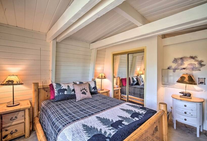 5 Mi To Snow Summit: Cabin W/ Deck & Fireplace