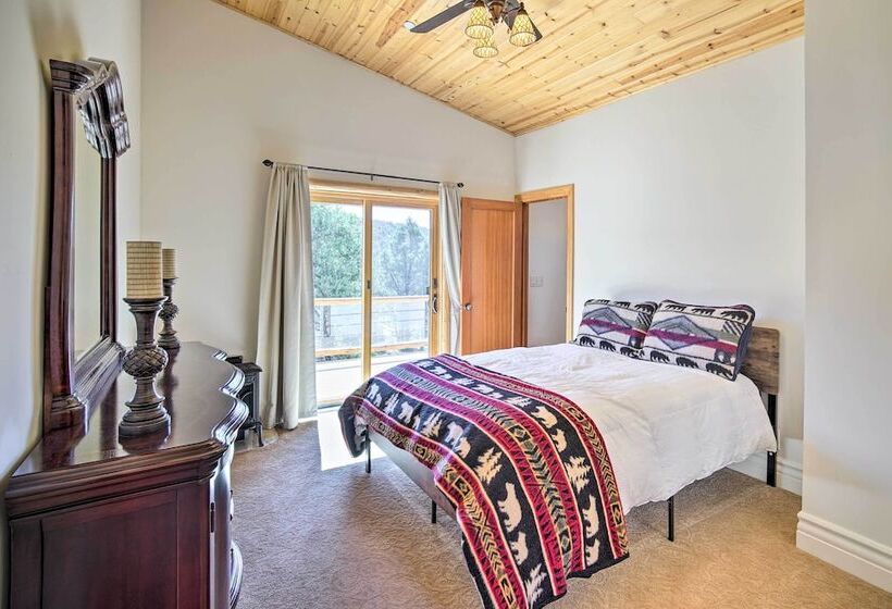 Mountain View Home In Big Bear W/ Wraparound Deck