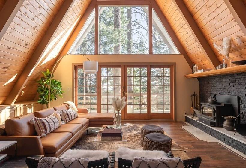 Boho Chic Lake Arrowhead Hideaway W/ 2 Decks!