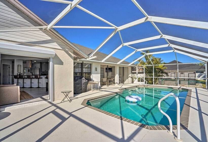 Game Room, Lanai & Pool: Breezy Cape Coral House!