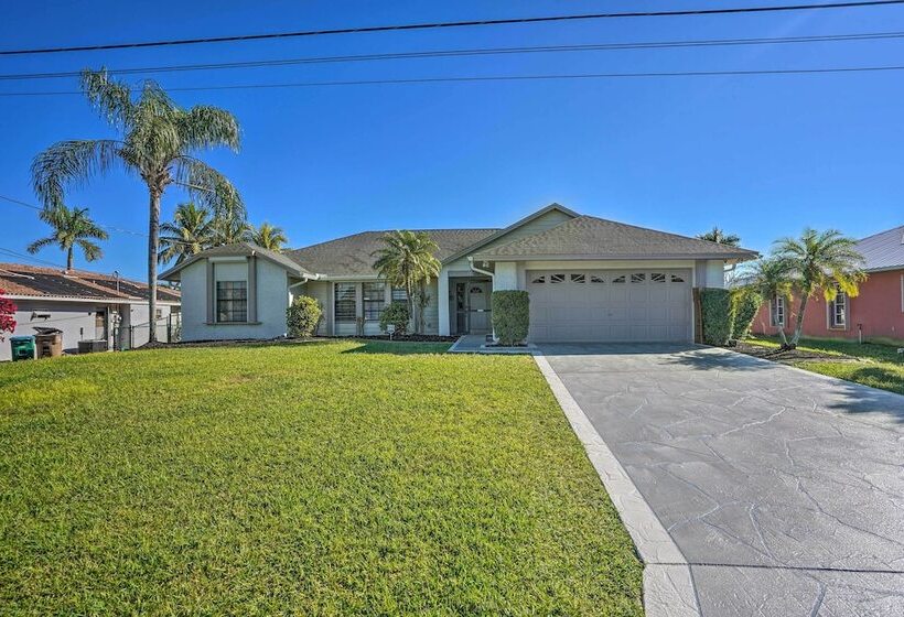 Game Room, Lanai & Pool: Breezy Cape Coral House!