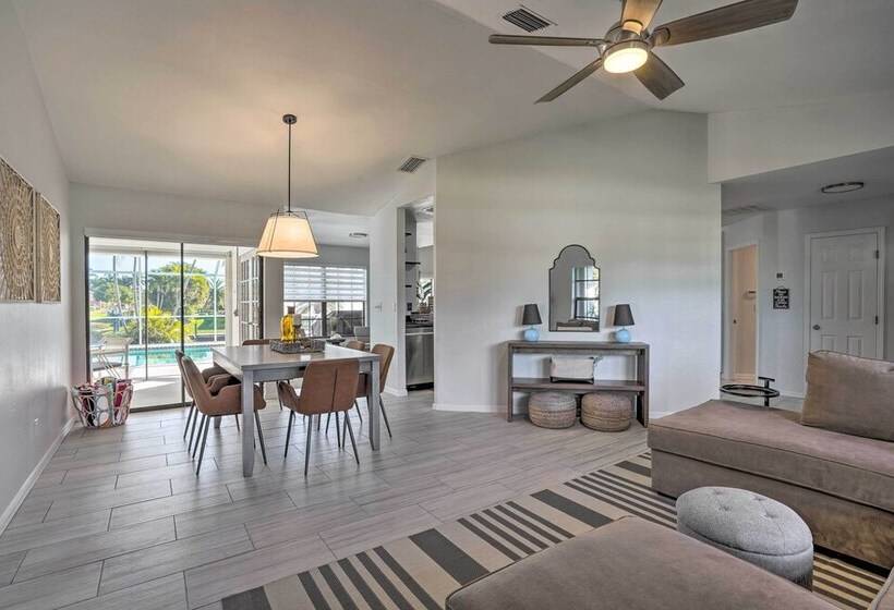 Game Room, Lanai & Pool: Breezy Cape Coral House!