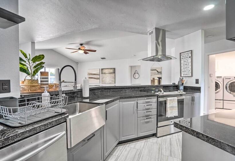 Game Room, Lanai & Pool: Breezy Cape Coral House!
