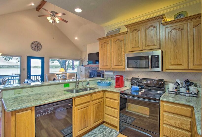 Private Dock & Fire Pit: Cedar Creek Lake Home