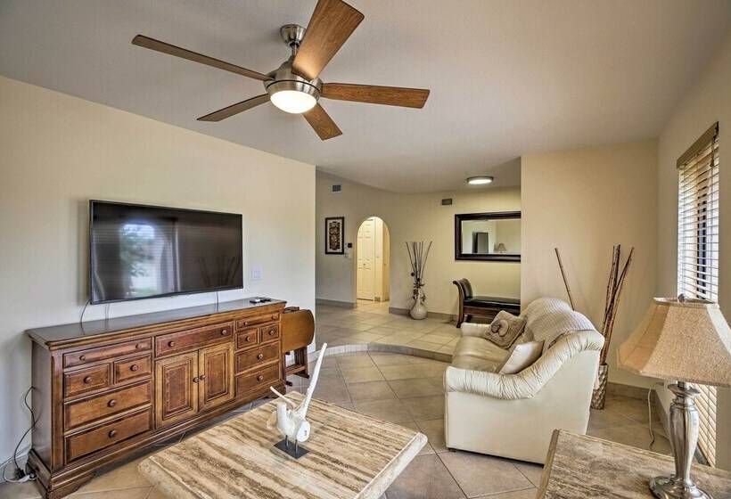 4 Mi To Beach: Coastal Cape Coral Home