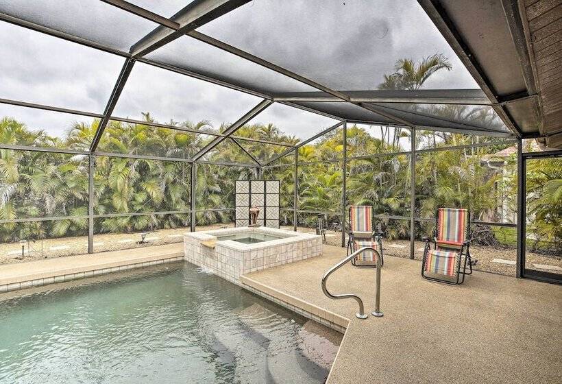 4 Mi To Beach: Coastal Cape Coral Home