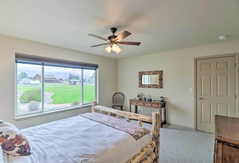 Columbia Falls Home W/ 1 Acre Yard & Views!