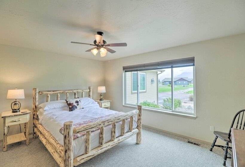 Columbia Falls Home W/ 1 Acre Yard & Views!