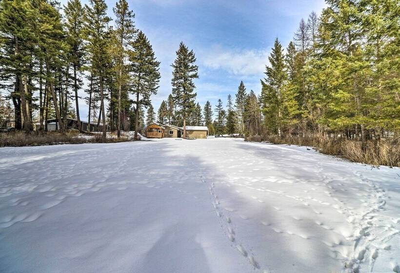 Columbia Falls Private Retreat: Pool Table & Deck!