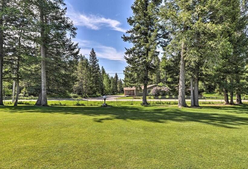 Columbia Falls Private Retreat: Pool Table & Deck!