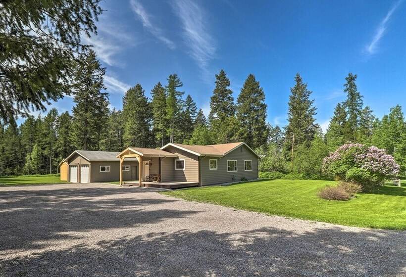 Columbia Falls Private Retreat: Pool Table & Deck!