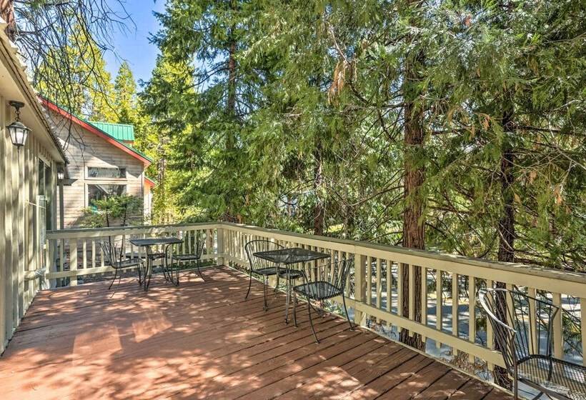 Half Mi To Shaver Lake: Cabin W/ Wraparound Deck