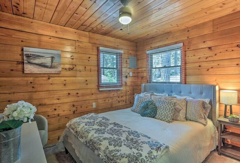 Half Mi To Shaver Lake: Cabin W/ Wraparound Deck
