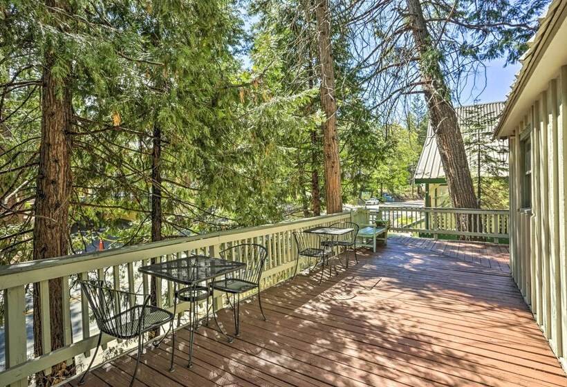 Half Mi To Shaver Lake: Cabin W/ Wraparound Deck