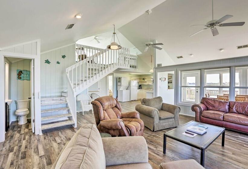 Cozy Waterfront  Island House  On Live Oak Island!
