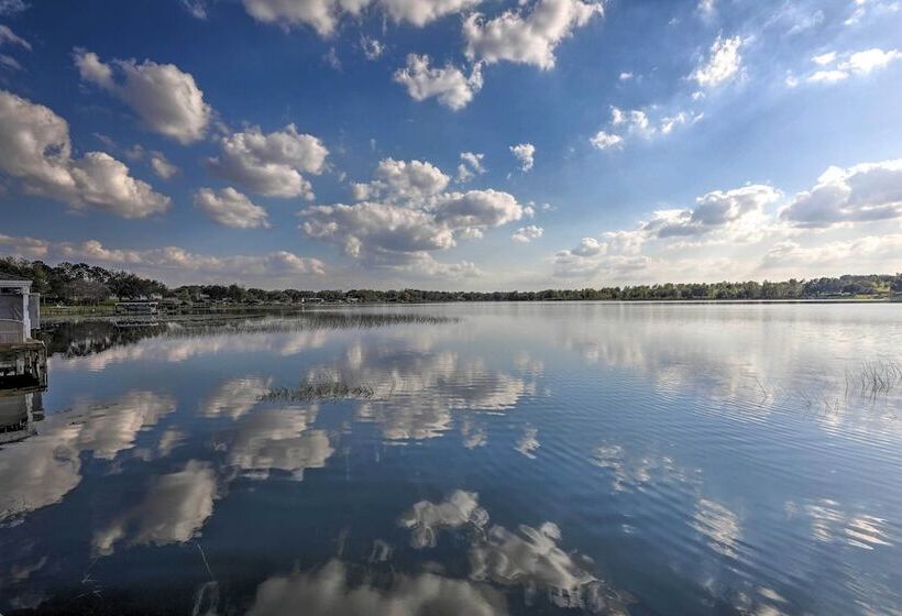 Dog Friendly Lake Home W/ Dock ~ 25 Mi To Disney!