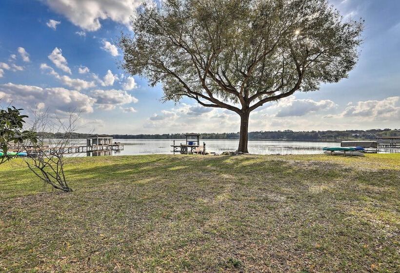 Dog Friendly Lake Home W/ Dock ~ 25 Mi To Disney!