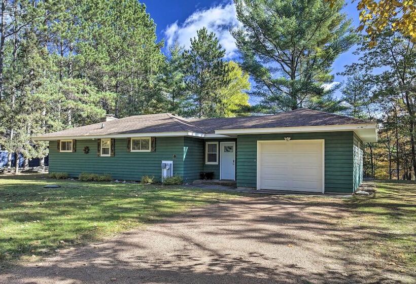 Eagle River Waterfront Home W/ Dock & Fire Pit!