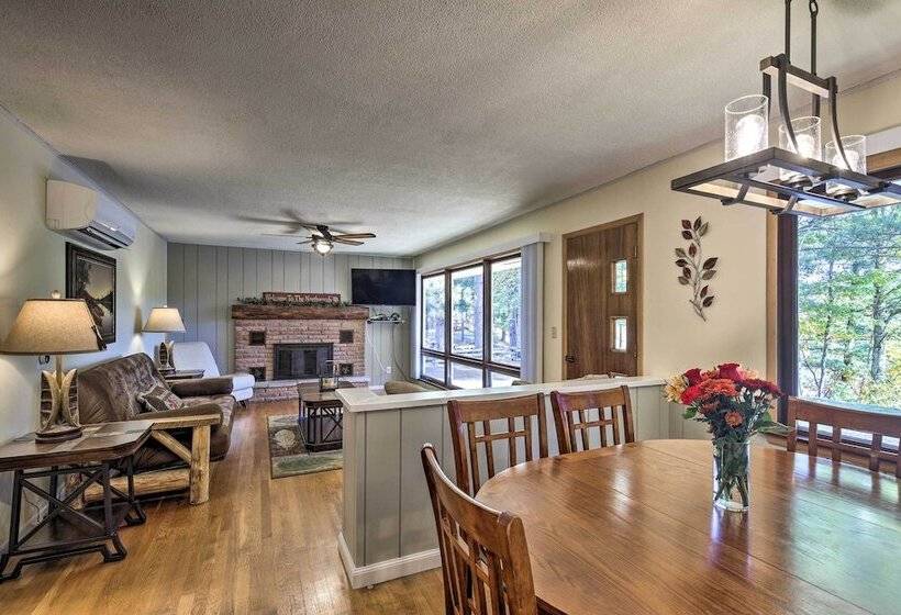 Eagle River Waterfront Home W/ Dock & Fire Pit!