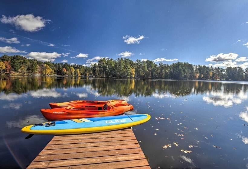 Eagle River Waterfront Home W/ Dock & Fire Pit!