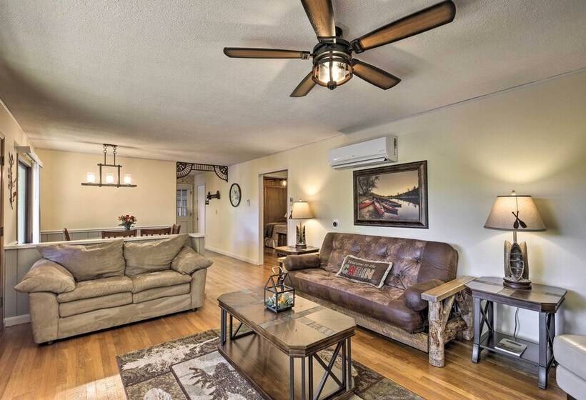 Eagle River Waterfront Home W/ Dock & Fire Pit!