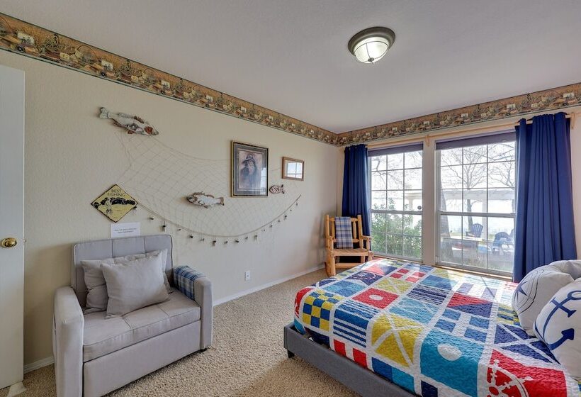 Shared Boat Ramp: Waterfront Home In Grove