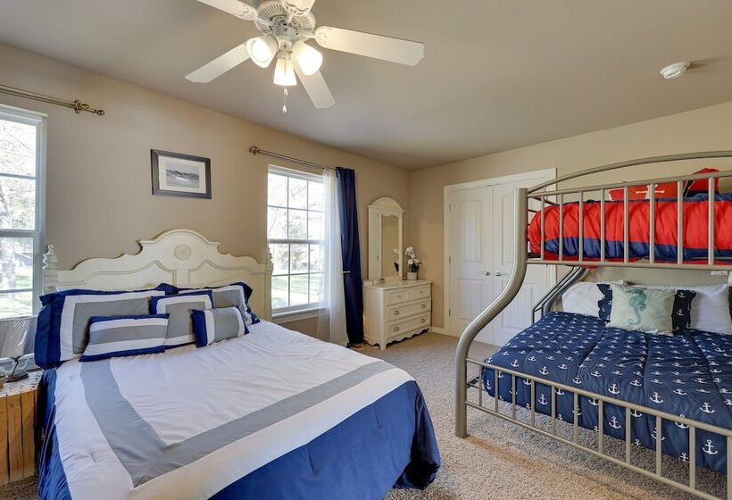 Shared Boat Ramp: Waterfront Home In Grove