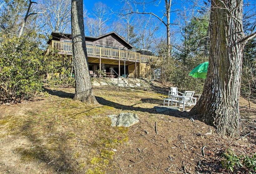 Dog Friendly Hendersonville Cabin: Deck & Views