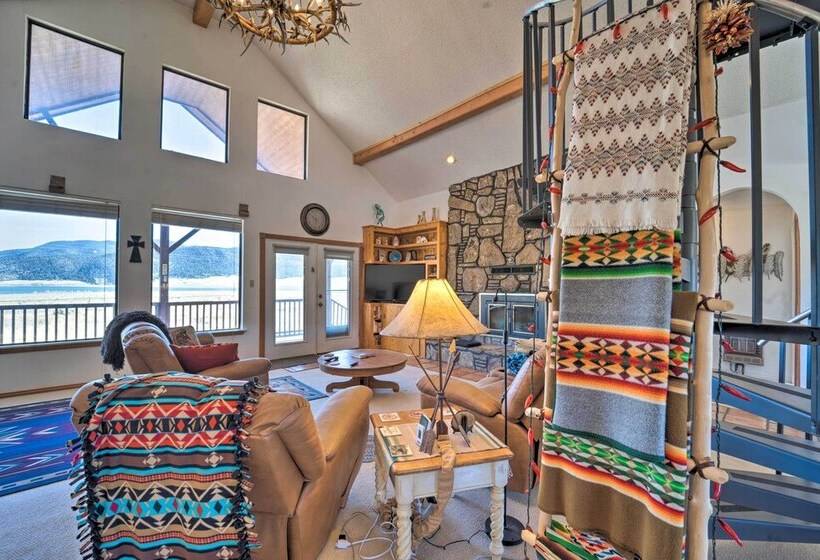 New Mexico Cabin Hideaway W/ Eagle Nest Lake Views