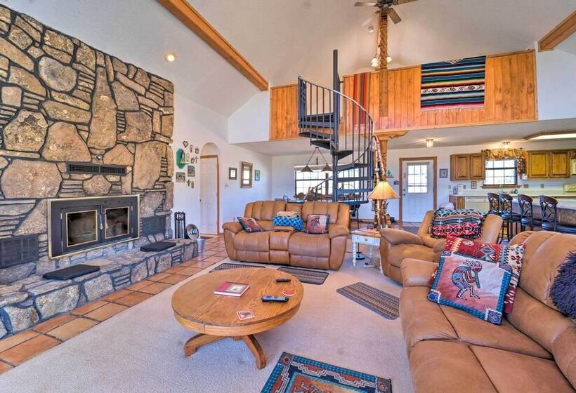 New Mexico Cabin Hideaway W/ Eagle Nest Lake Views