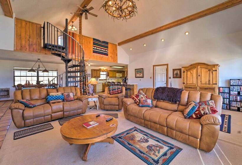 New Mexico Cabin Hideaway W/ Eagle Nest Lake Views
