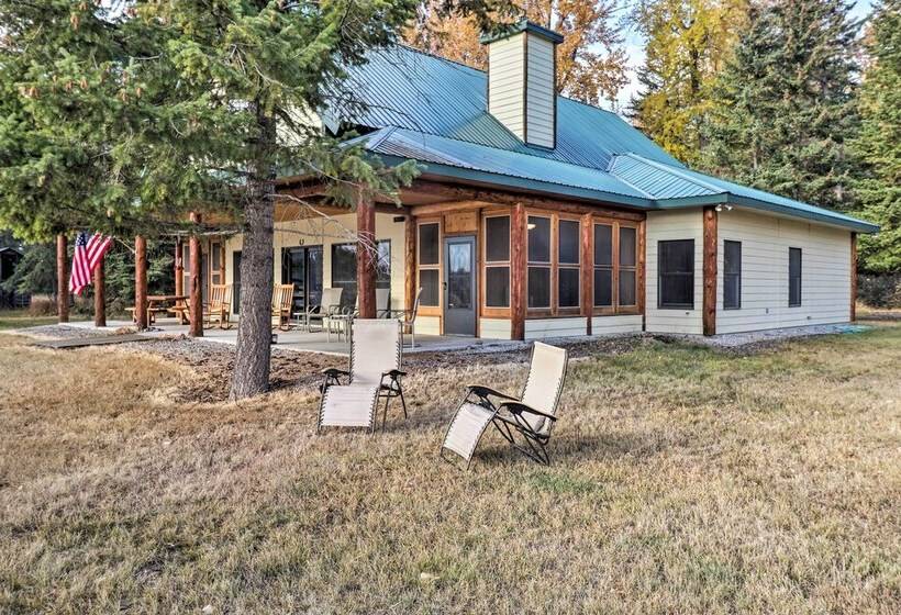 Kalispell Riverfront Home By Glacier National Park
